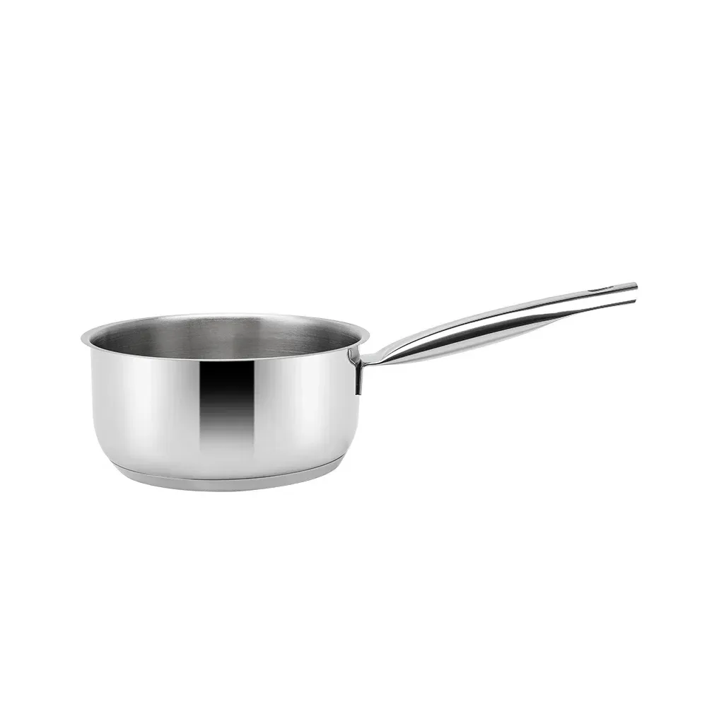 16 cm stainless steel saucepan with long handle