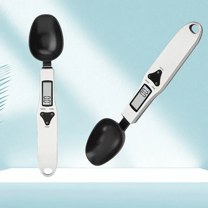 two views of the digital measuring spoon scale with LCD display