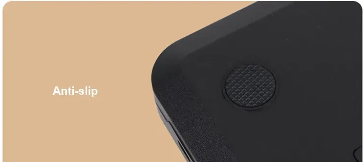 anti slip foot under the dual platform kitchen scale