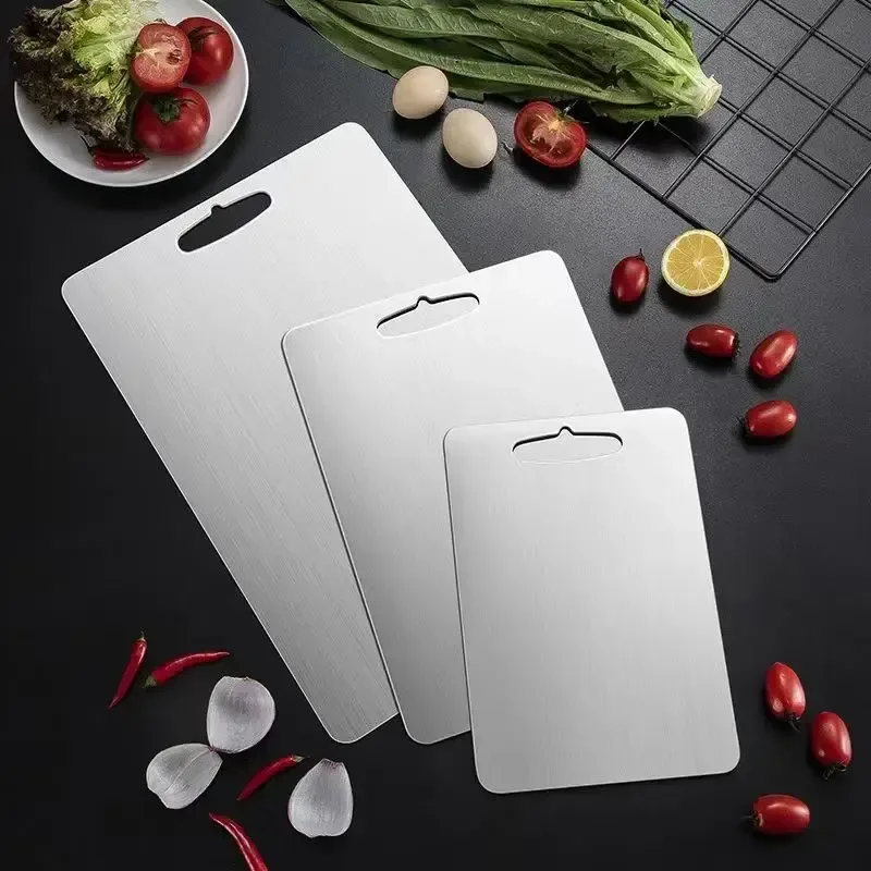stainless steel cutting boards in different sizes