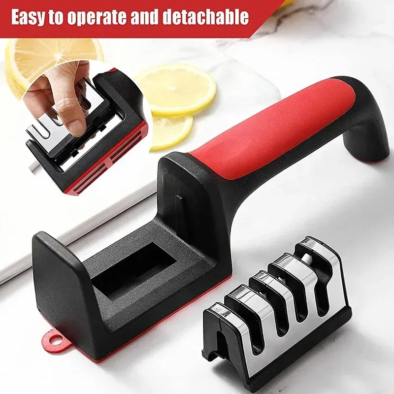 detachable sharpening head of the manual knife sharpener