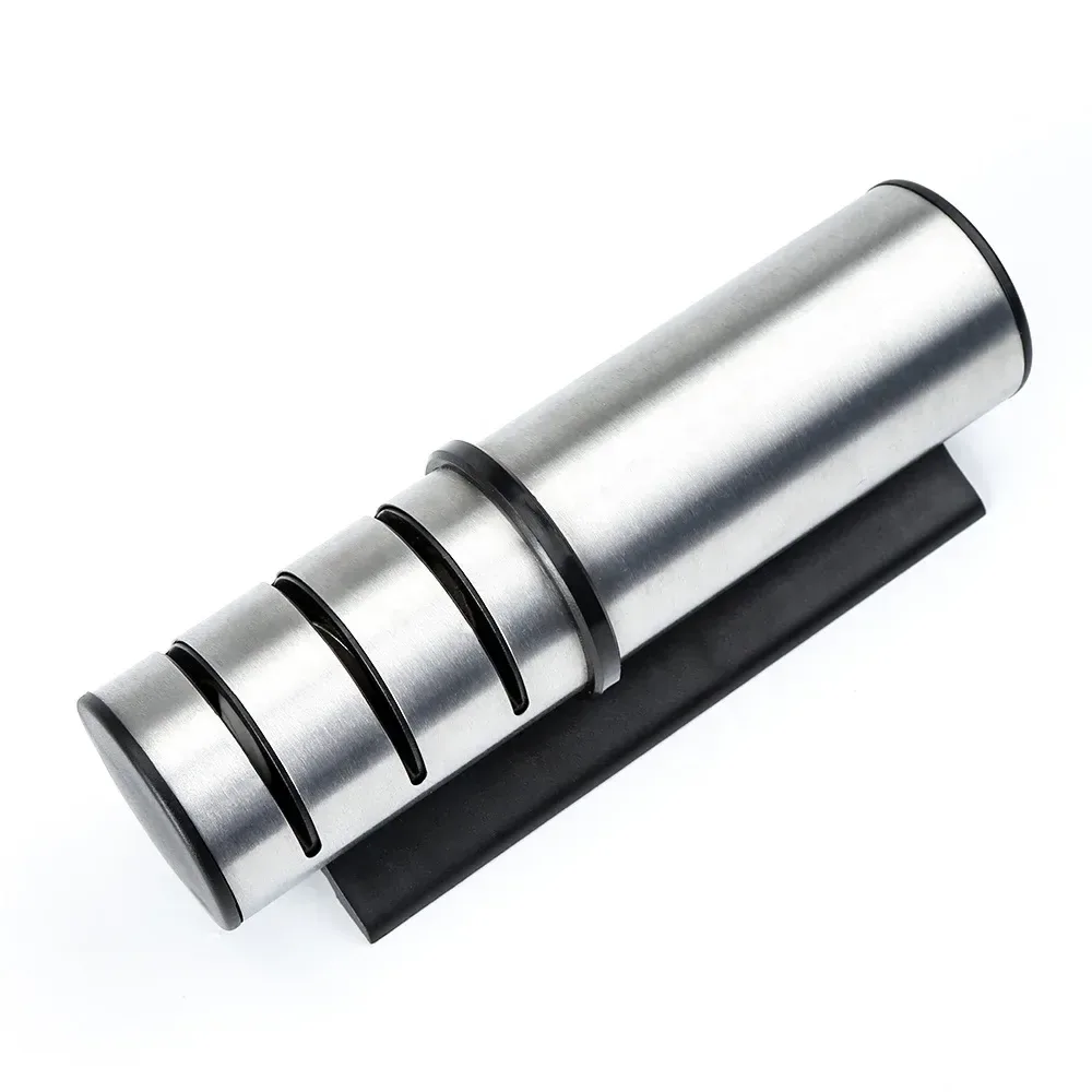 stainless steel knife sharpener with three stages